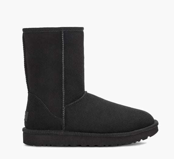 Ugg Black Classic II Womens Short Boots 1016223-BLK