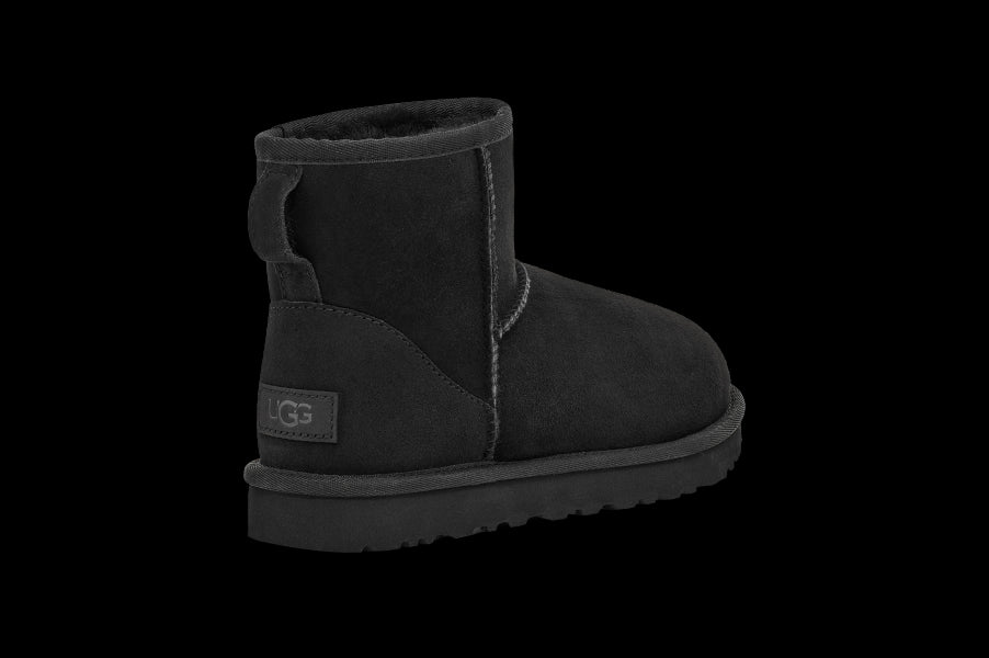 UGG Black Classic Mini II Womens Short Boots 1016222-BLK