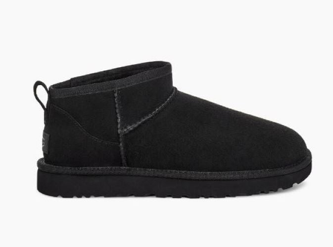 Ugg Black Classic Ultra Mini Womens Boots 1116109-BLK