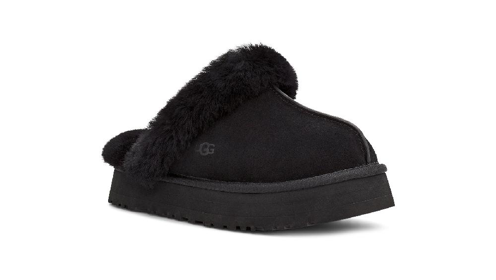 Ugg Black Disquette Women's Slippers 1122550-BLK