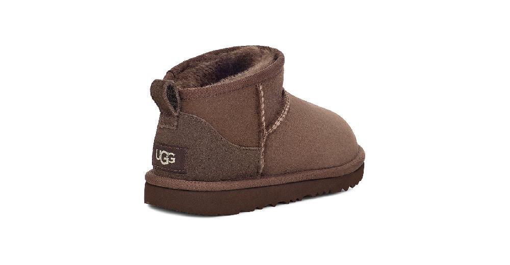 Ugg Burnt Cedar Big Kids (sizes 13-6 - Approx. 6-10 Years Old) Classic Ultra Mini Boots 1130750K-BCDR