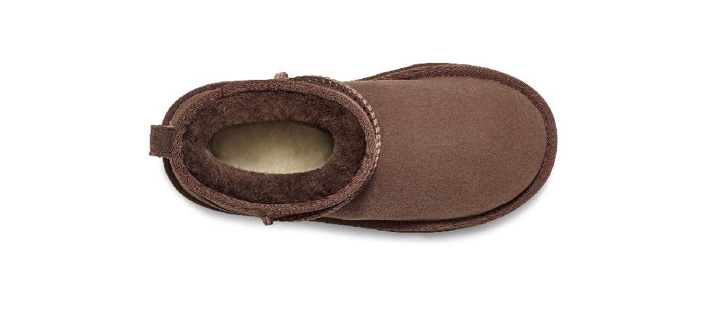 Ugg Burnt Cedar Big Kids (sizes 13-6 - Approx. 6-10 Years Old) Classic Ultra Mini Boots 1130750K-BCDR