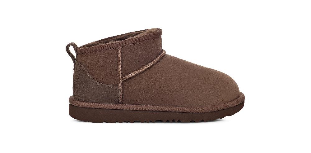 Ugg Burnt Cedar Big Kids (sizes 13-6 - approx. 6-10 years old) Classic Ultra Mini Boots 1130750K-BCDR