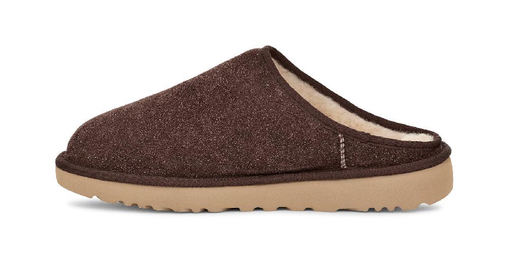 Ugg Burnt Cedar Shaggy Suede Men's Classic Slip-On 1153104-BCDR