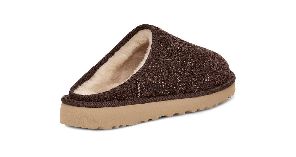 Ugg Burnt Cedar Shaggy Suede Men's Classic Slip-On 1153104-BCDR