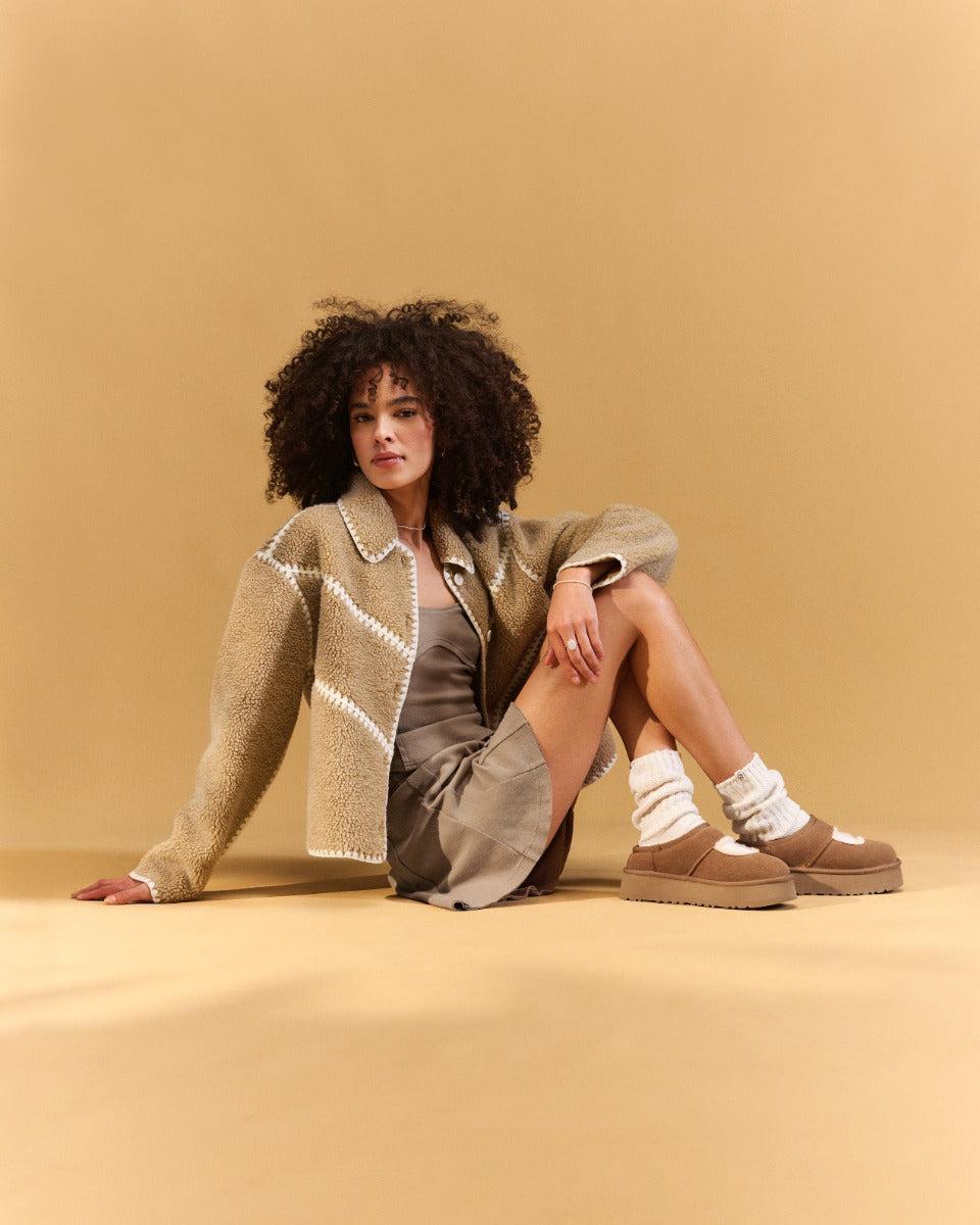 Ugg Chestnut Bea Mary Jane Women's Shoes 1167612-CHE