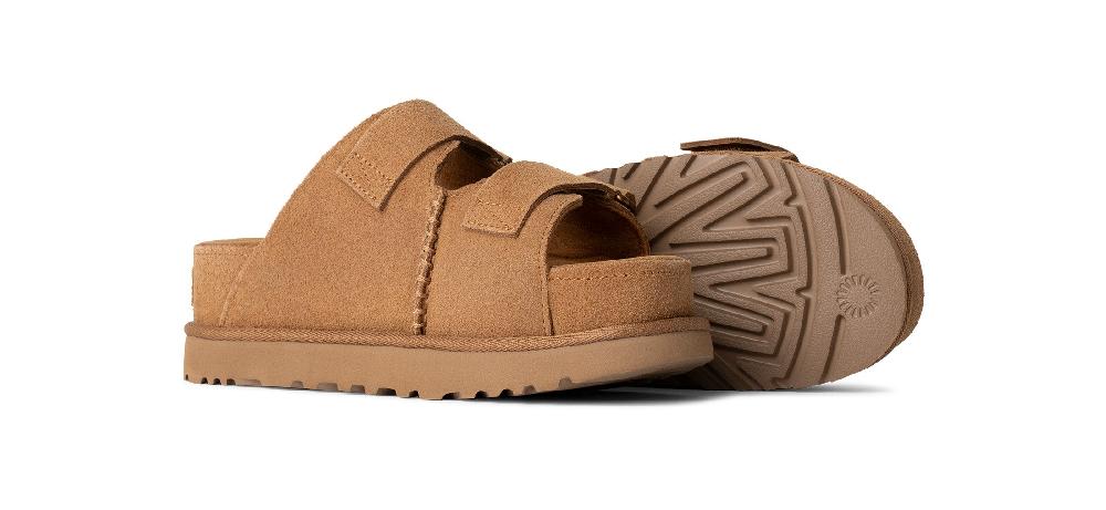 Ugg Chestnut Goldenstar Hi Women's Slide Shoes 1155458-CHE