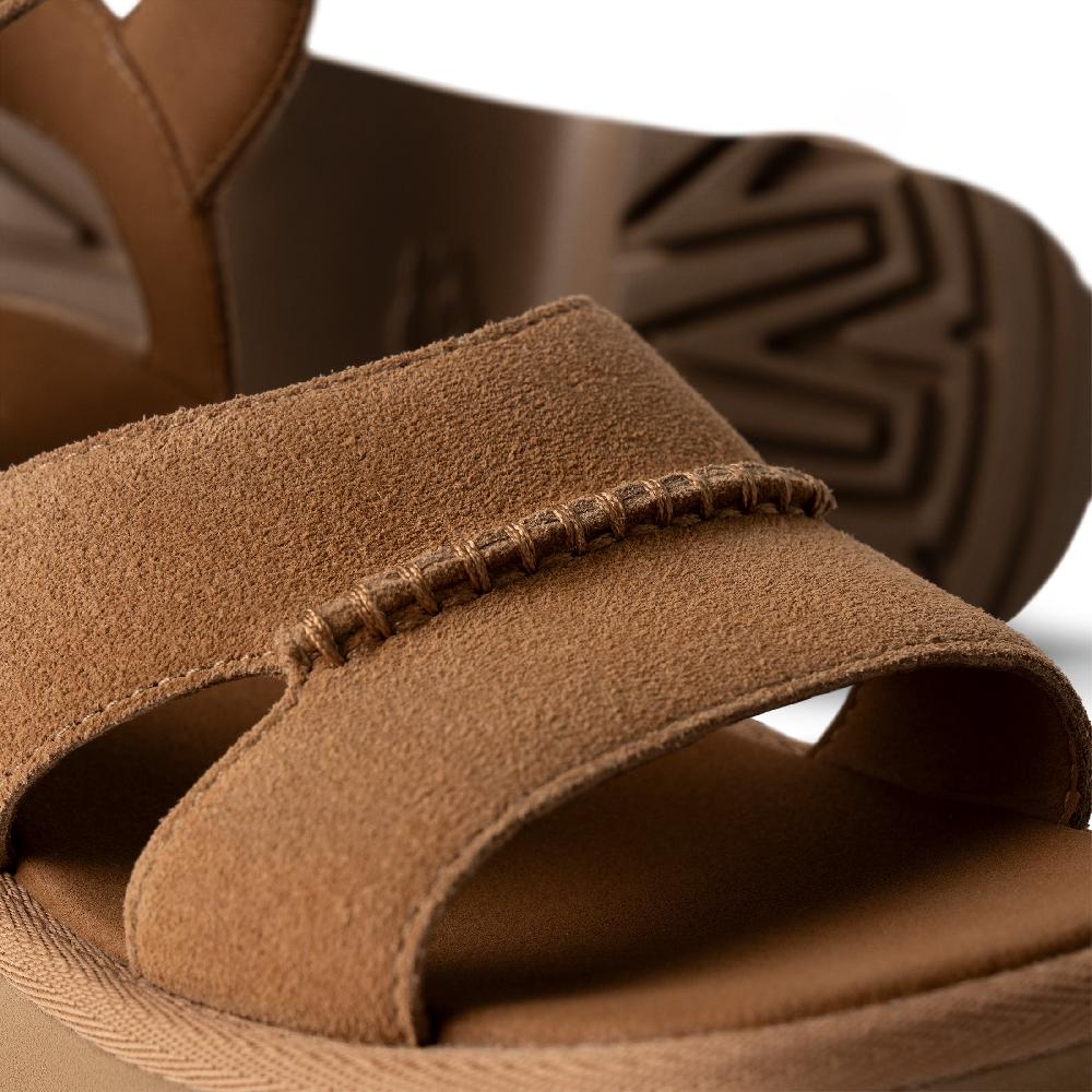 Ugg Chestnut New Heights Women's Ankle Strap Sandals 1167475-CHE