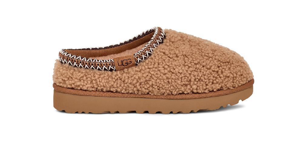 Ugg Chestnut Tasman Maxi Curly Women's Shoes 1158356-CHE