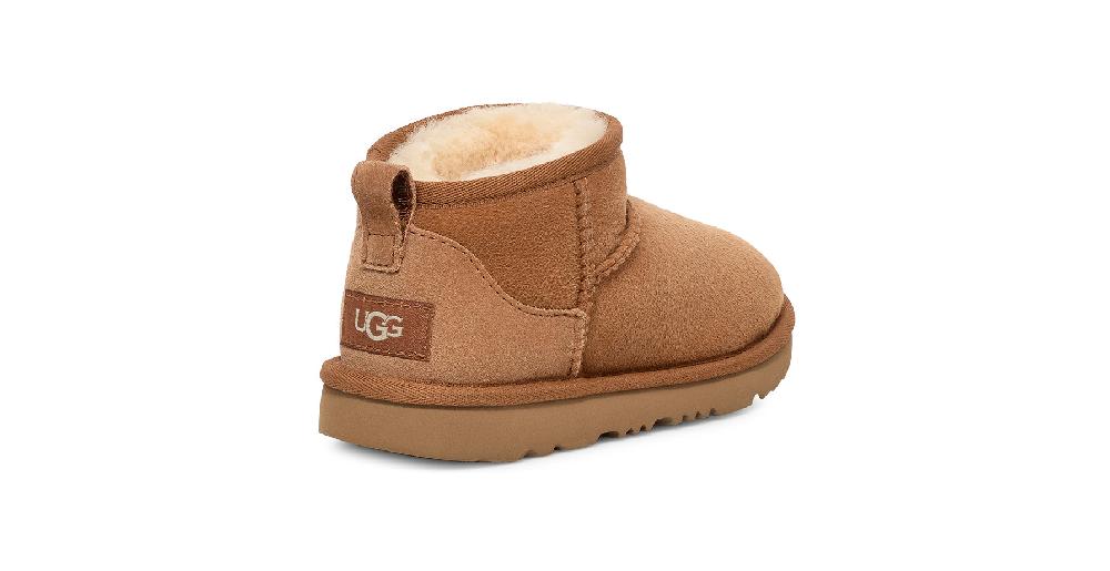 Ugg Chestnut Ultra Mini Big Kids (sizes 13-6 Approx. Ages 6-10 Years Old) Boots 1130750K-CHE
