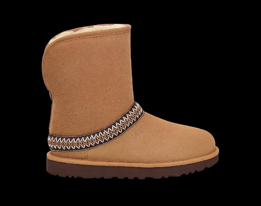 UGG Chestnut Women's Classic Short Crescent Boots 1161770