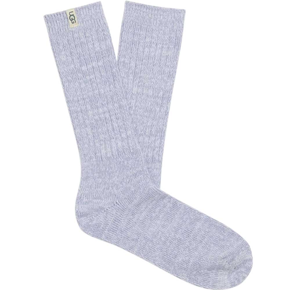 Ugg Icelandic Blue Rib Knit Slouchy Crew Socks 1014832-ICBL