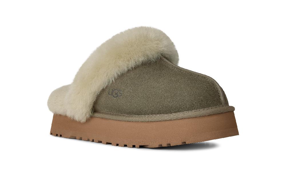 Ugg Moss Green/Muted Brass Disquette Women's Slippers 1122550-MRNM