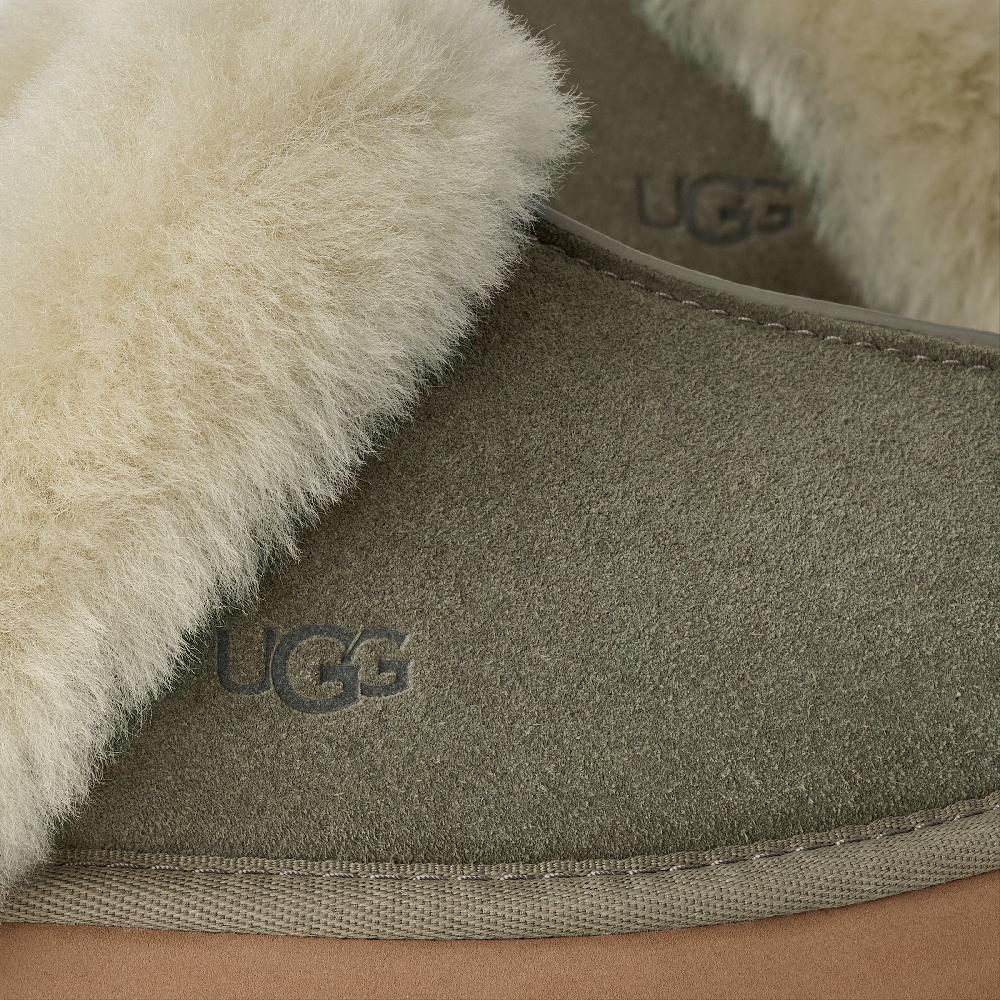 Ugg Moss Green/Muted Brass Disquette Women's Slippers 1122550-MRNM