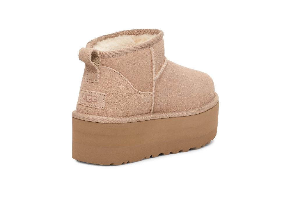 Ugg Sand Classic Ultra Mini Women's Platform Boots 1135092-SAN