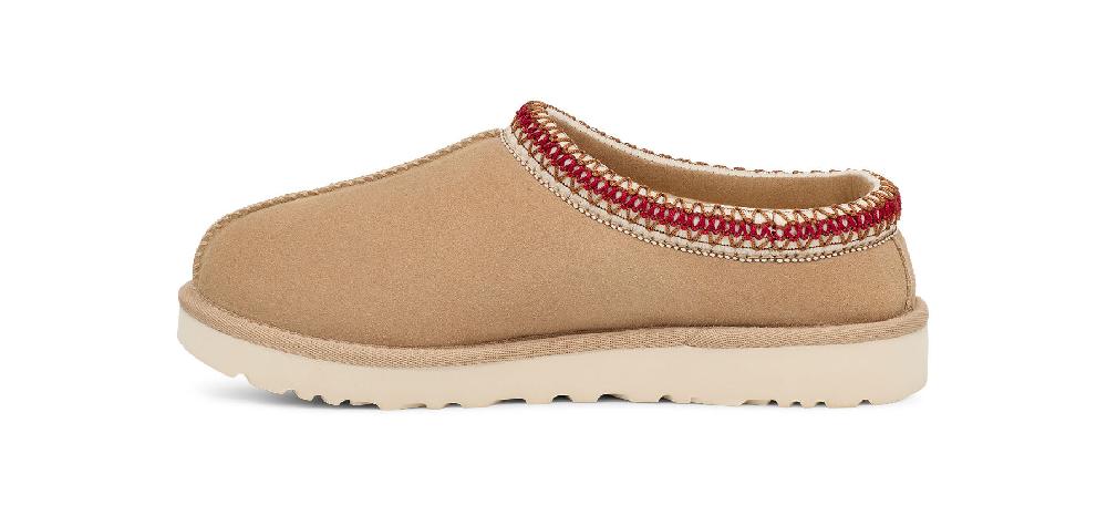 Ugg Sand/Dark Cherry Tasman Women's Comfort Slipper 5955-SNDD