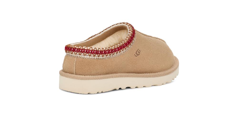 Ugg Sand/Dark Cherry Tasman Women's Comfort Slipper 5955-SNDD