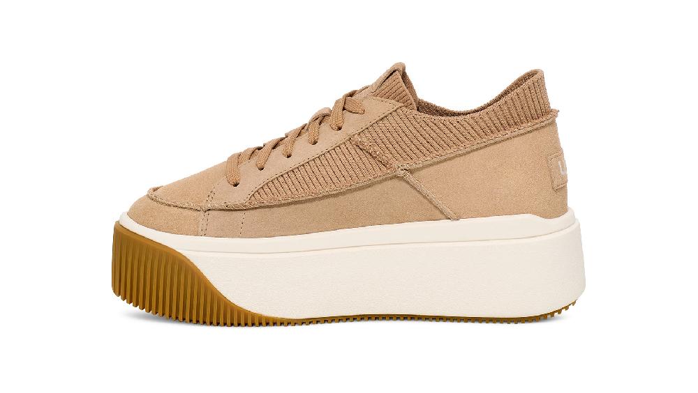 Ugg Sand EZ-Duzzit Lace Women's Platform Sneakers 1152717-SAN