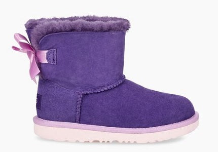 UGG Violet Bloom Girls Mini Bailey Bow II Boot 1017397K