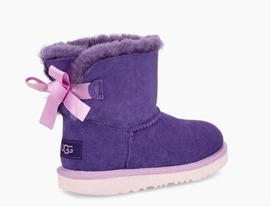 UGG Violet Bloom Girls Mini Bailey Bow II Boot 1017397K