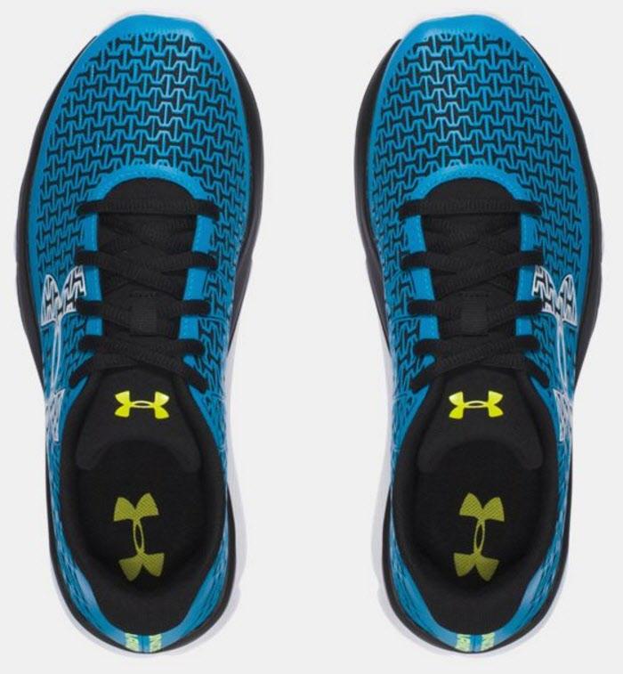 Under Armour Clutchfit Run Blue Fabric Kids Athletic 1281104-987