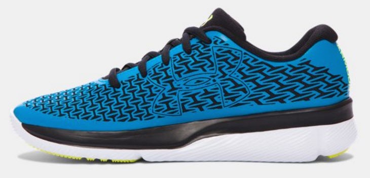 Under Armour Clutchfit Run Blue Fabric Kids Athletic 1281104-987