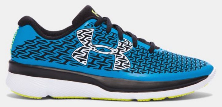 Under Armour Clutchfit Run Blue Fabric Kids Athletic 1281104-987