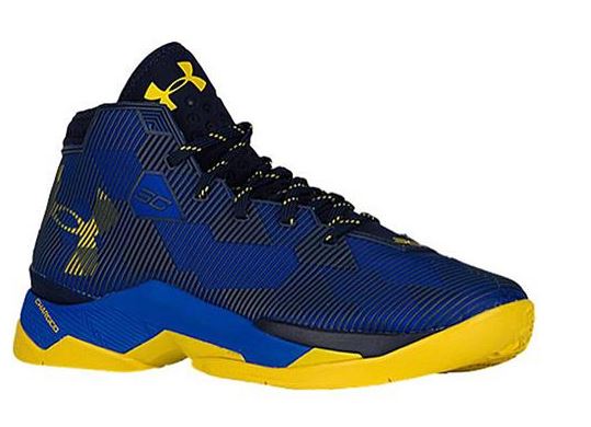 Under Armour Curry Blue/Yellow Mens Basketball 1274425-400