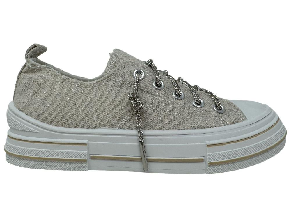 Very G Natural Sparkle Aman Women's Sparkle Sneakers VGSP0242-NAT