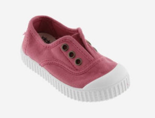 Victoria Frambuesa Drec Canvas Elastic Plimsoll Toddler Shoes 106627