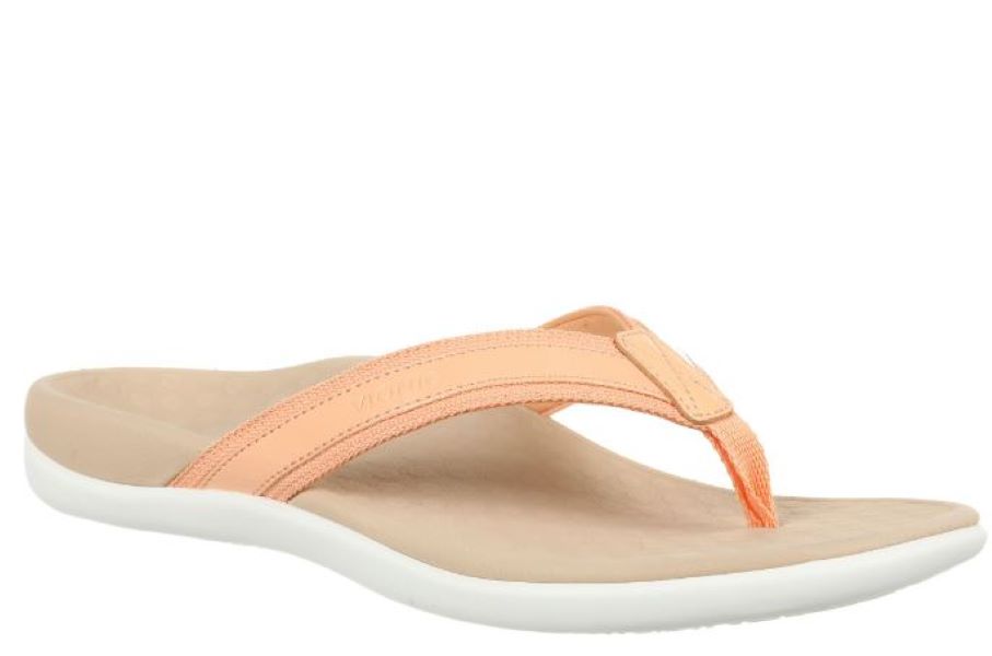 Vionic Apricot Tide II Womens Toe Post Sandals TIDE-APRICOT