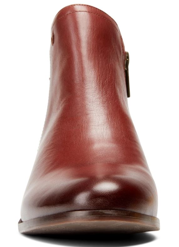 Vionic Beaver Brown Bethany Womens Ankle Boots