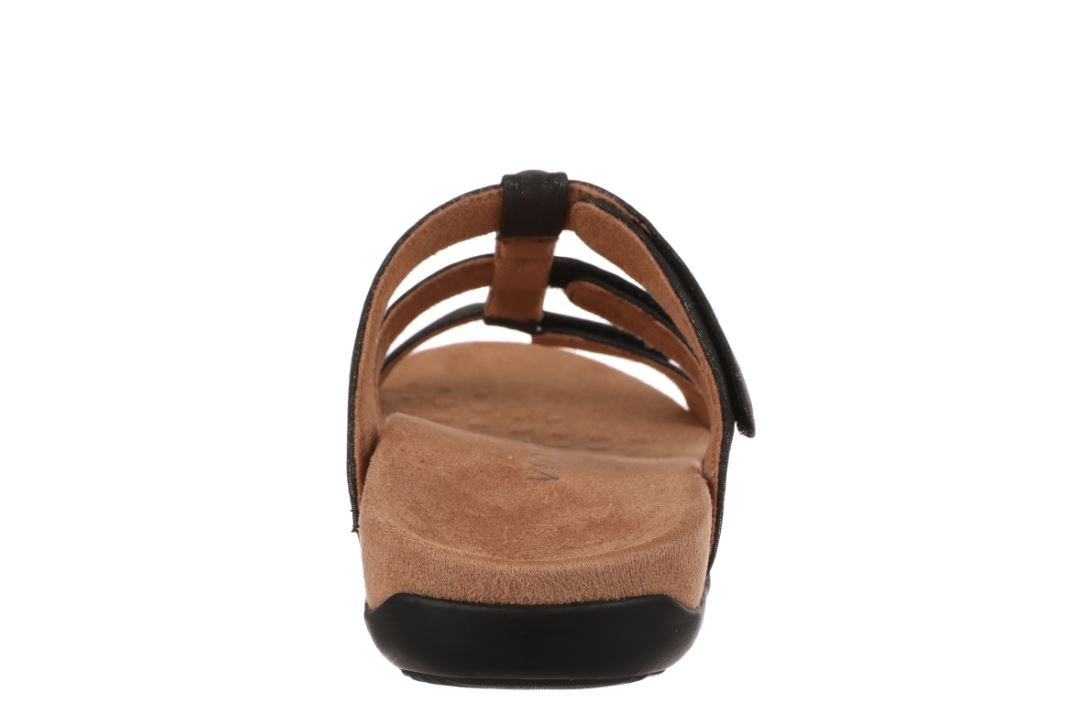 Vionic Black Amber Women's Slide Sandals AMBERSLIDE-001