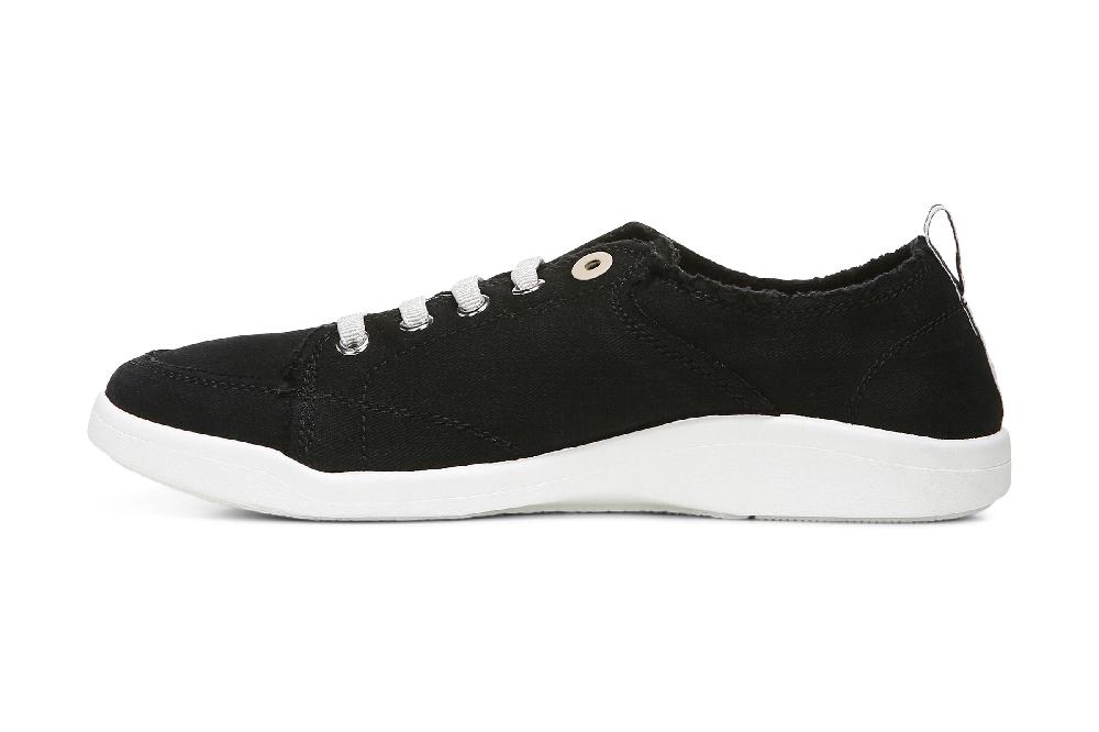 Vionic Black Beach Pismo Women's Casual Canvas Sneakers 10011625001