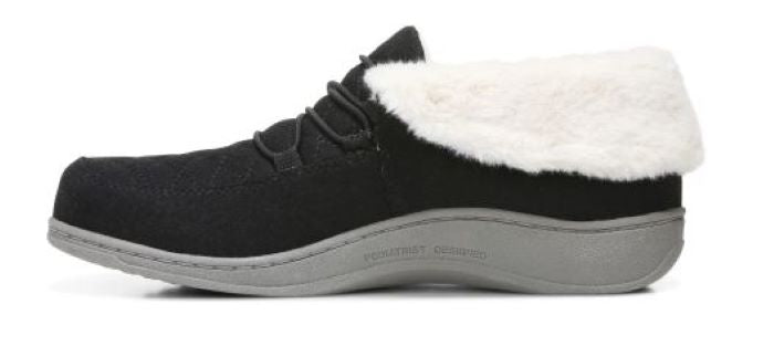Vionic Black Believe Womens Slipper Boot BELIEVE-BLACK