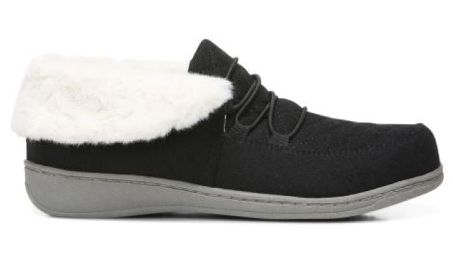 Vionic Black Believe Womens Slipper Boot BELIEVE-BLACK