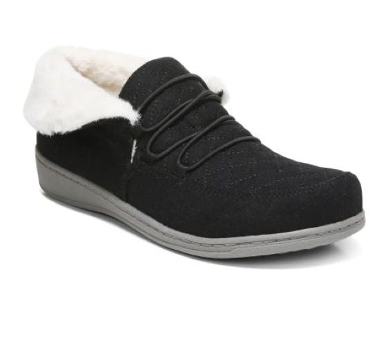 Vionic Black Believe Womens Slipper Boot BELIEVE-BLACK