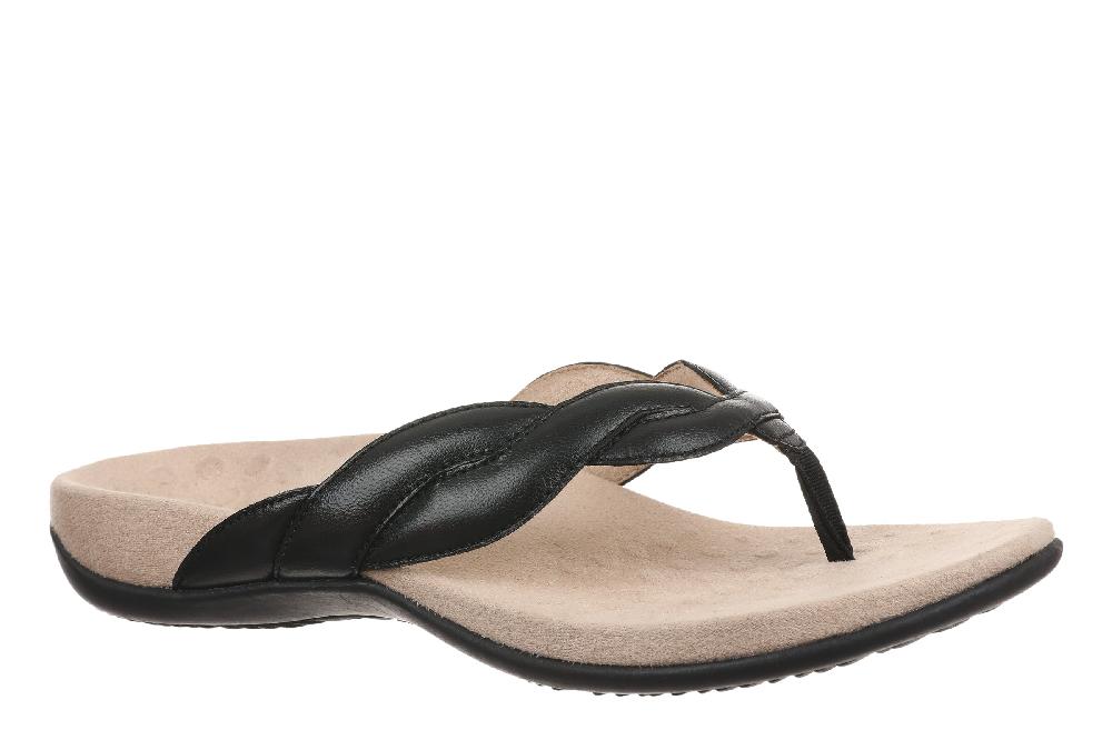Vionic Black Bella Braid Women's Sandals J4526L1001