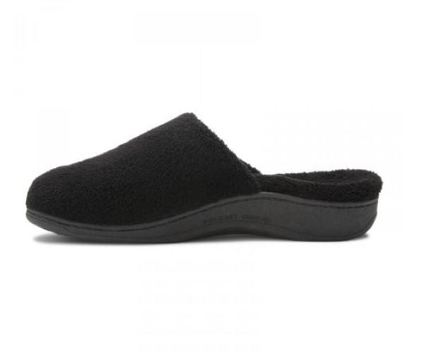 Vionic Black Gemma Mule Womens Comfort Adjustable Slippers 26GEMMA-BLK