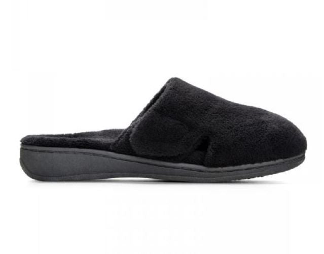 Vionic Black Gemma Mule Womens Comfort Adjustable Slippers 26GEMMA-BLK