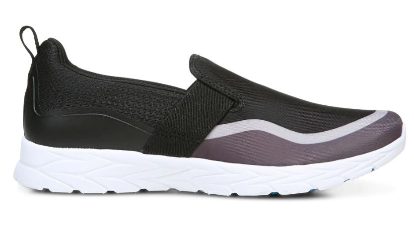 Vionic Black Grey Nalia Slip On Womens Comfort Sneaker