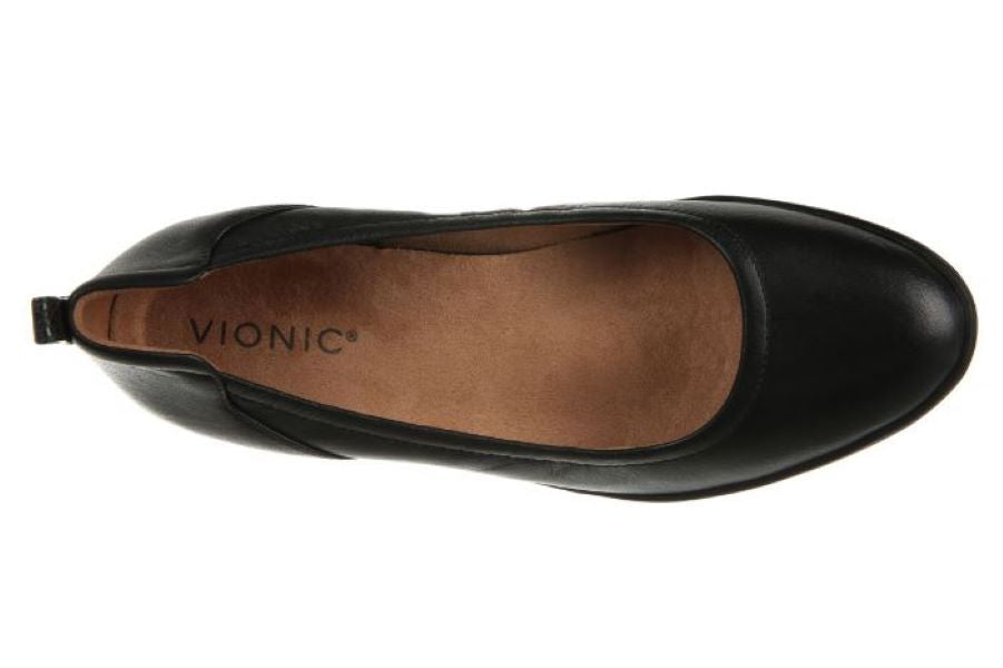 Vionic Black Jacey Womens Wedge Shoes 10012131-002