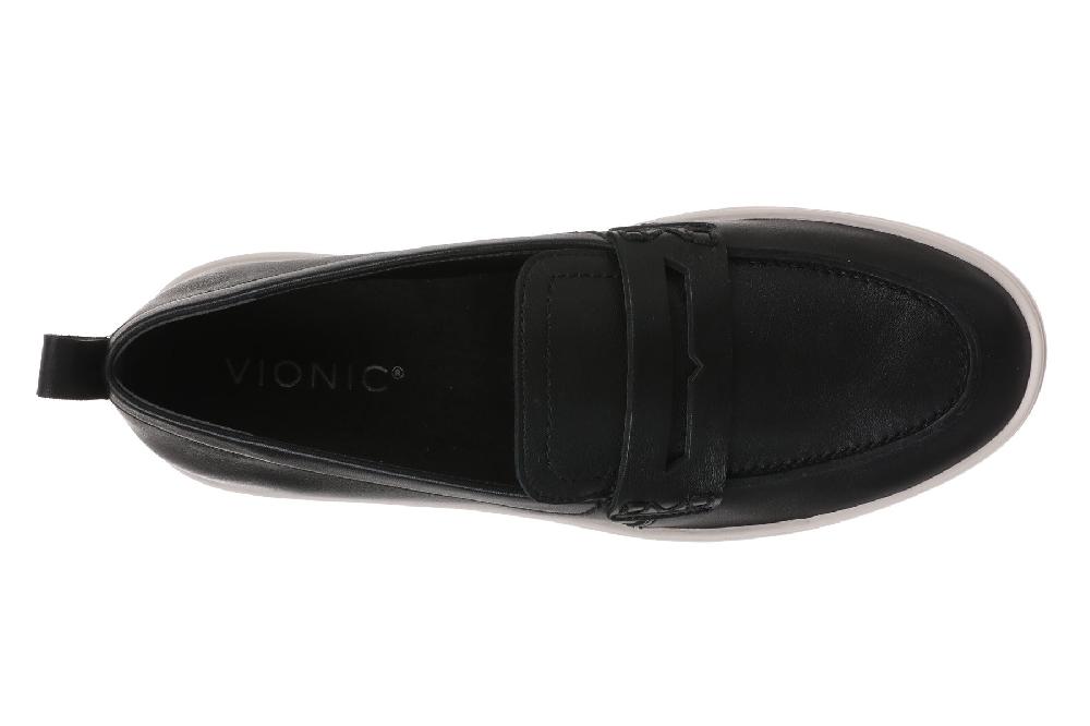 Vionic Black Leather Uptown Women's Sport Loafers I6609L2002-002