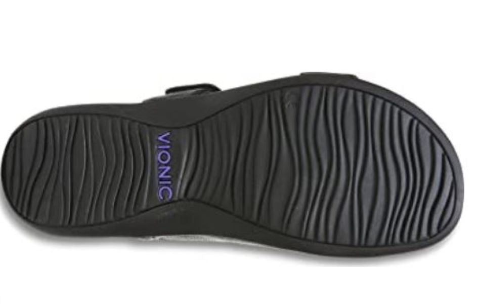 Vionic Black Nakia Womens Slide Sandals NAKIA-BLACK
