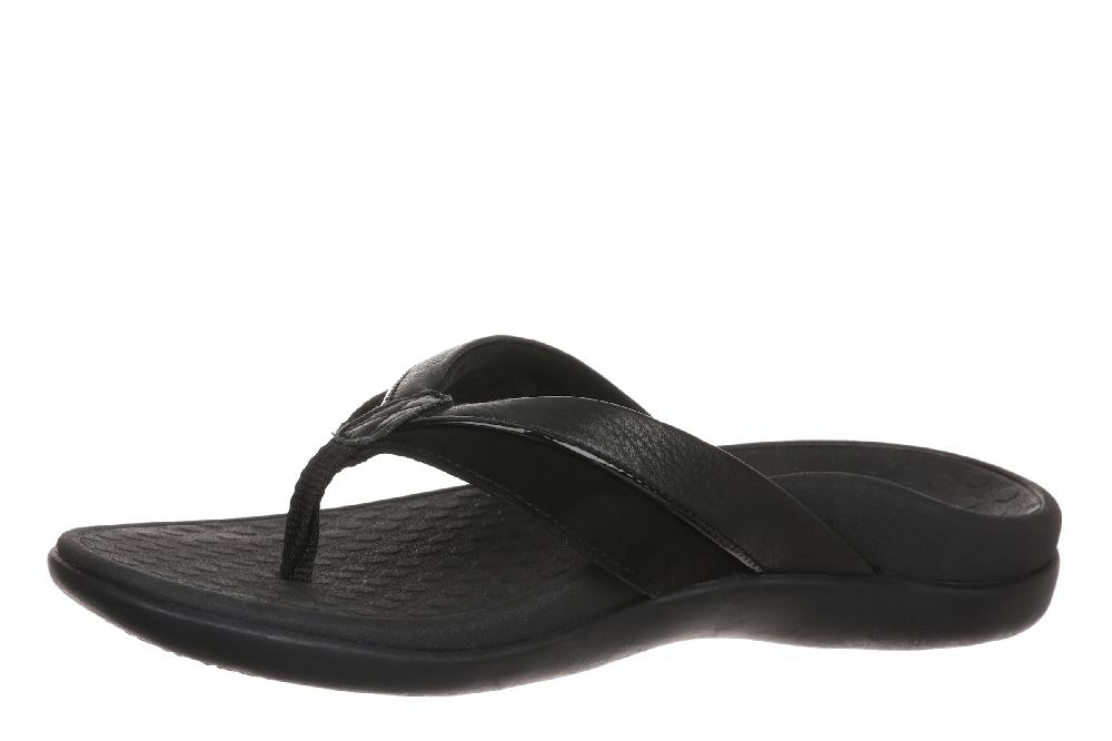 Vionic Black Shore Women's Toe Post Sandals SHORE-001