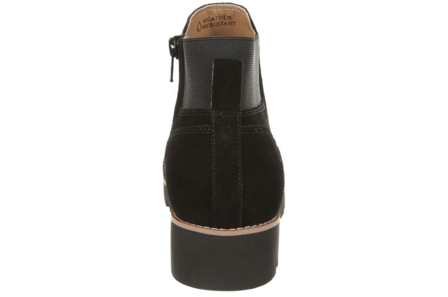 Vionic Black Suede Brionie Chelsea Womens Boots 13016L1-001