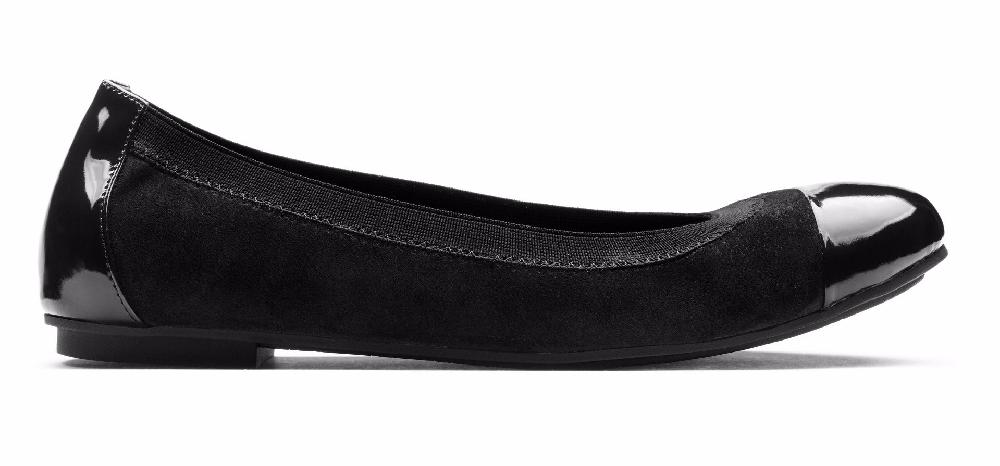 Vionic Black Tiegan Slip on Womens Comfort Flats 359TIEGAN-BLK