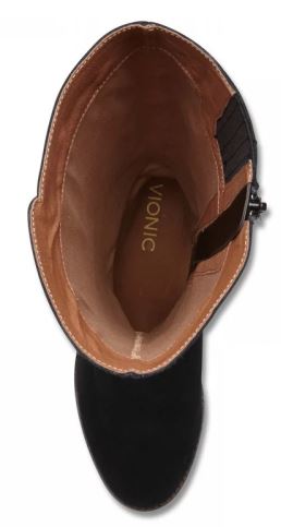 Vionic Black Tinsley Wide Calf Womens Boots TINSLEY-BLKATL