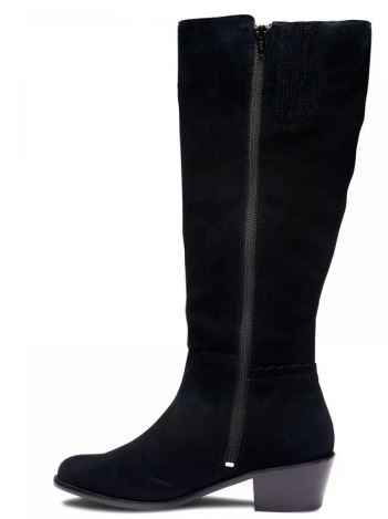 Vionic Black Tinsley Wide Calf Womens Boots TINSLEY-BLKATL
