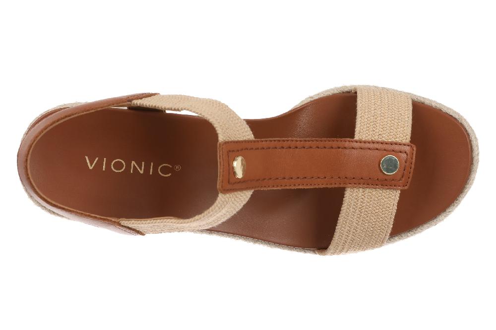 Vionic Camel Calera Women's Wedge Sandals CALERA-200